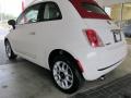 2012 Bianco (White) Fiat 500 c cabrio Pop  photo #2