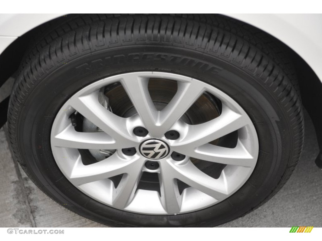 2012 Volkswagen Jetta SE SportWagen Wheel Photo #58109843