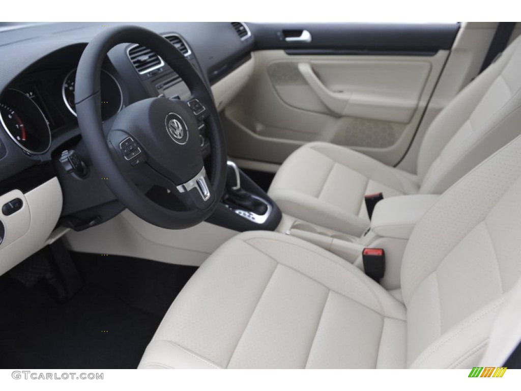 Cornsilk Beige Interior 2012 Volkswagen Jetta SE SportWagen Photo #58109882