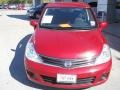 2010 Red Brick Metallic Nissan Versa 1.8 S Sedan  photo #2