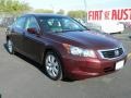 2008 Basque Red Pearl Honda Accord EX-L Sedan  photo #1