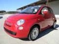 2012 Rosso Brillante (Red) Fiat 500 c cabrio Pop  photo #1