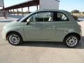 2012 Verde Chiaro (Light Green) Fiat 500 c cabrio Pop  photo #2