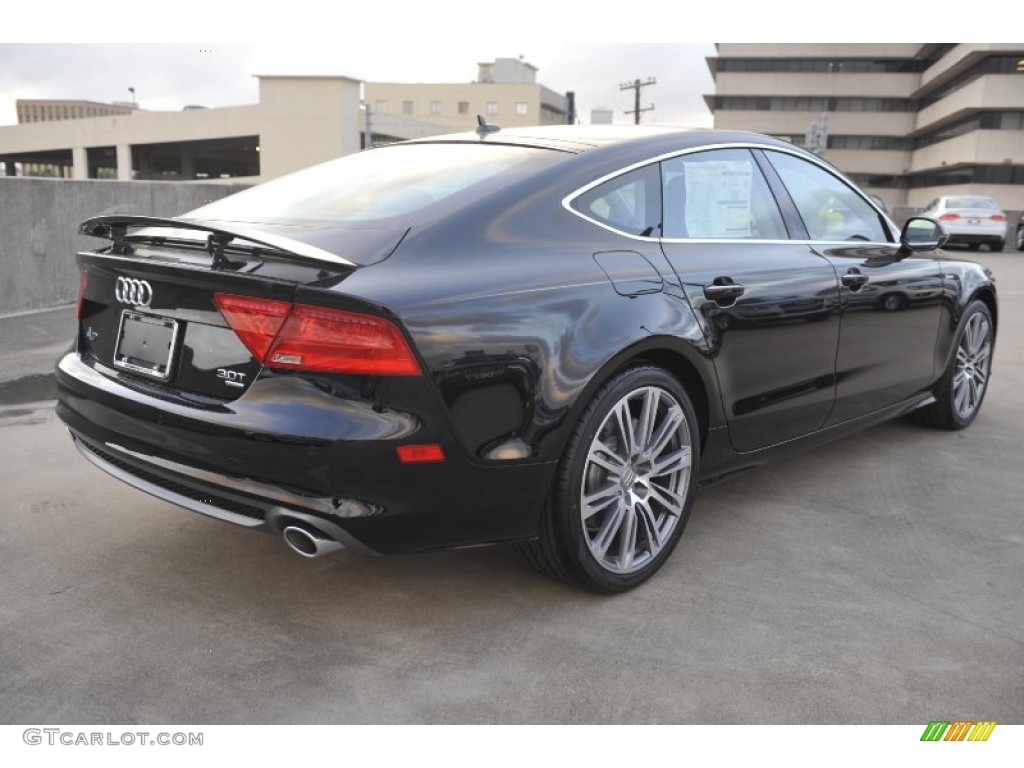 Brilliant Black 2012 Audi A7 3.0T quattro Premium Exterior Photo #58112554