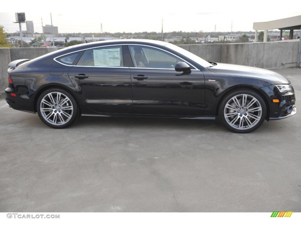 Brilliant Black 2012 Audi A7 3.0T quattro Premium Exterior Photo #58112564