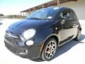 2012 Nero (Black) Fiat 500 Sport  photo #1