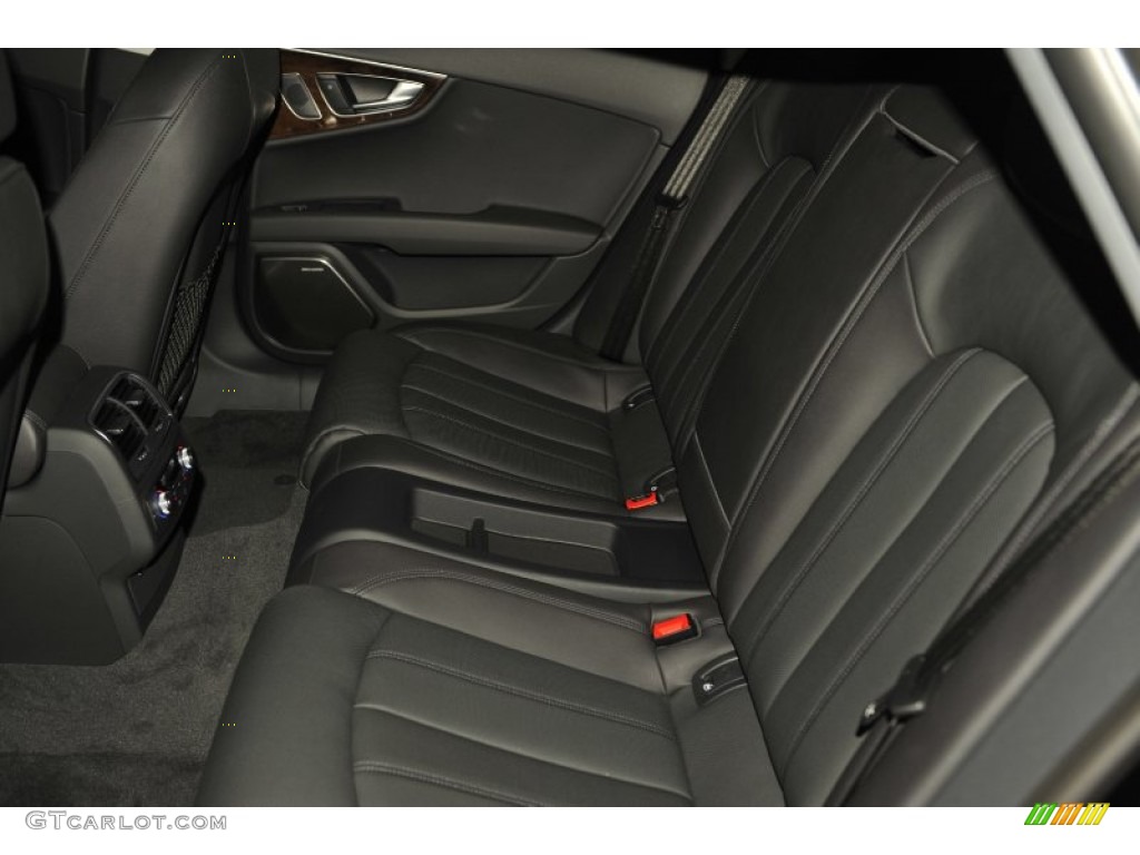 Black Interior 2012 Audi A7 3.0T quattro Premium Photo #58112726