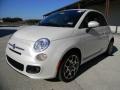 2012 Bianco Perla (Pearl White) Fiat 500 Sport  photo #1