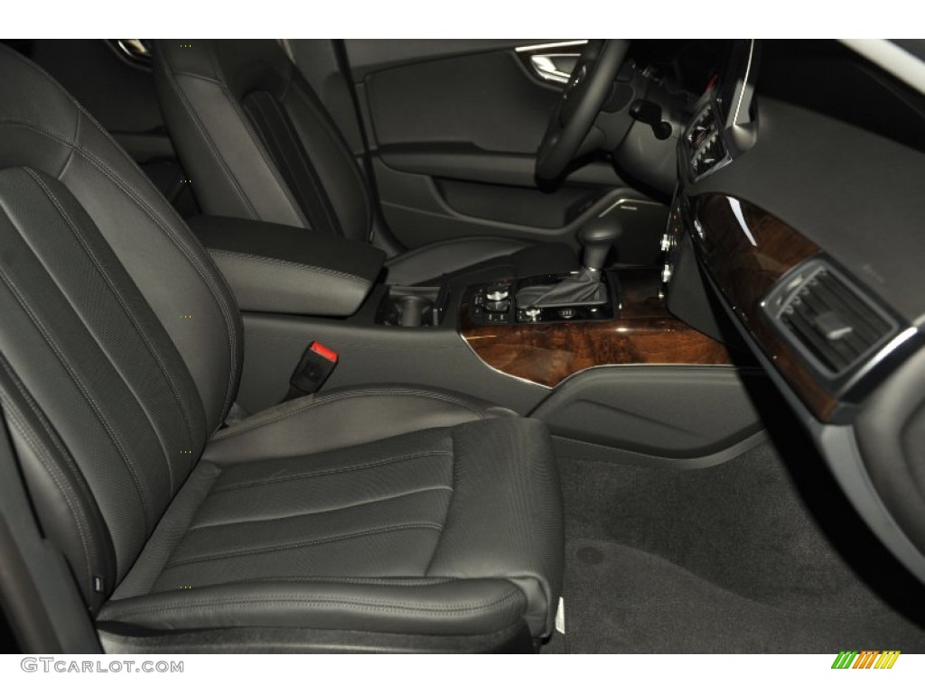 Black Interior 2012 Audi A7 3.0T quattro Premium Photo #58112816