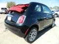 2012 Nero (Black) Fiat 500 c cabrio Pop  photo #3