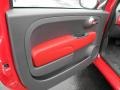 2012 Rosso Brillante (Red) Fiat 500 c cabrio Pop  photo #8