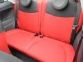 Tessuto Rosso/Nero (Red/Black) Interior Photo for 2012 Fiat 500 #58115417