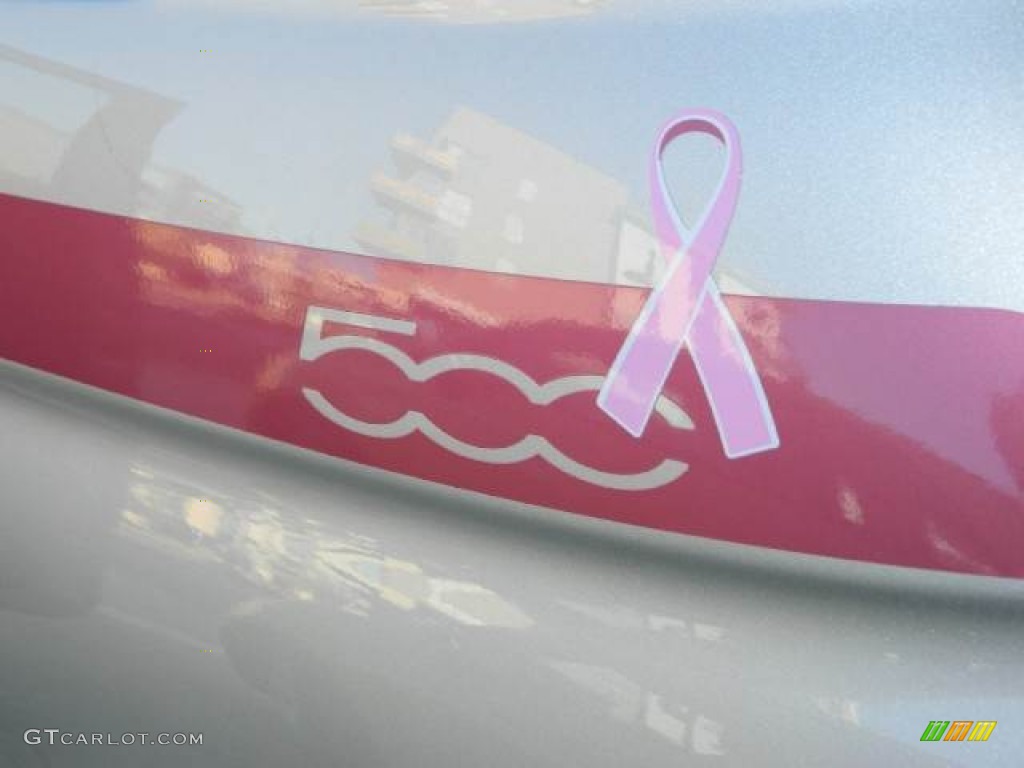 2012 500 Pink Ribbon Limited Edition - Argento (Silver) / Pelle Nera/Nera (Black/Black) photo #2