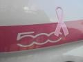 2012 Fiat 500 Pink Ribbon Limited Edition Badge and Logo Photo