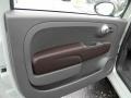 Tessuto Marrone/Avorio (Brown/Ivory) 2012 Fiat 500 c cabrio Pop Door Panel