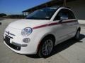 Bianco (White) 2012 Fiat 500 Pink Ribbon Limited Edition