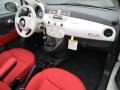 Tessuto Rosso/Avorio (Red/Ivory) Dashboard Photo for 2012 Fiat 500 #58115774