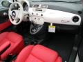 Tessuto Rosso/Avorio (Red/Ivory) 2012 Fiat 500 c cabrio Lounge Dashboard