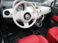 Tessuto Rosso/Avorio (Red/Ivory) Dashboard Photo for 2012 Fiat 500 #58115948