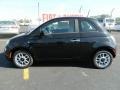 2012 Nero (Black) Fiat 500 Pop  photo #2