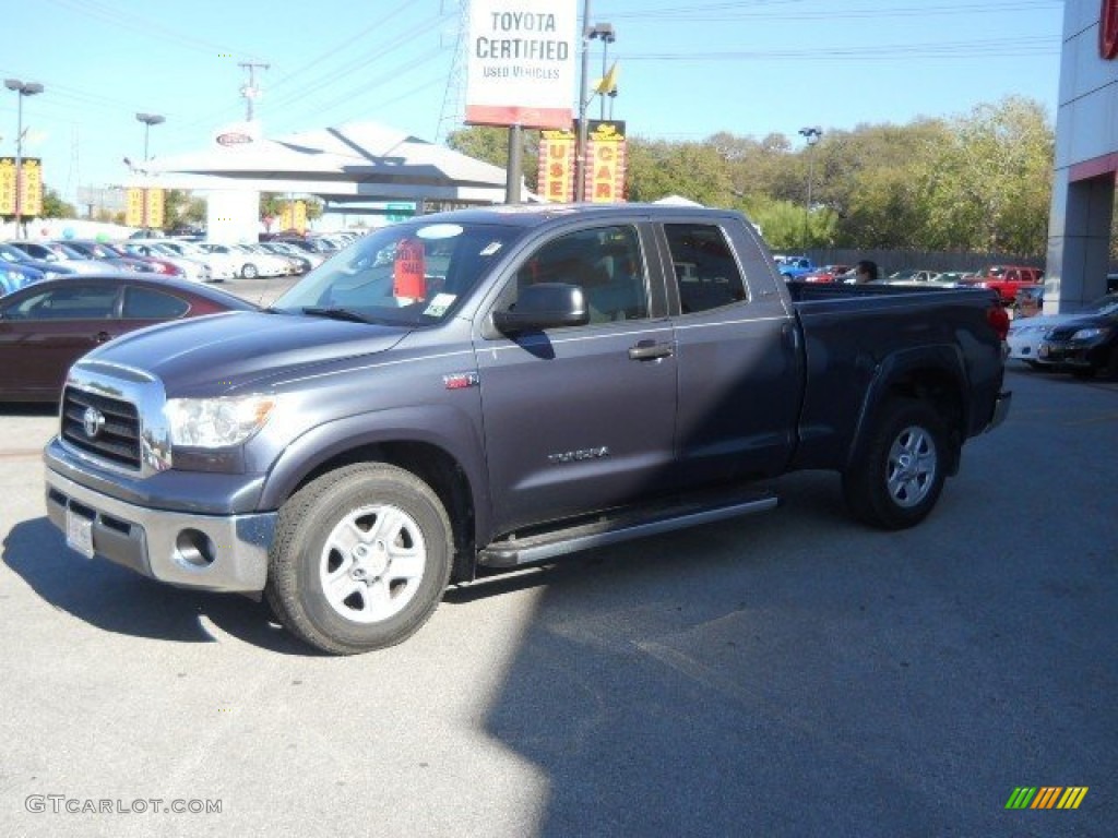 2008 Tundra SR5 Double Cab - Slate Gray Metallic / Graphite Gray photo #3