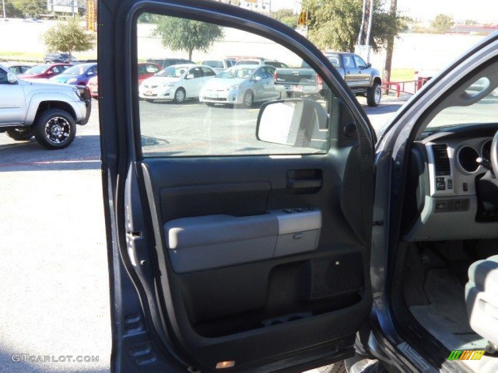 2008 Tundra SR5 Double Cab - Slate Gray Metallic / Graphite Gray photo #9