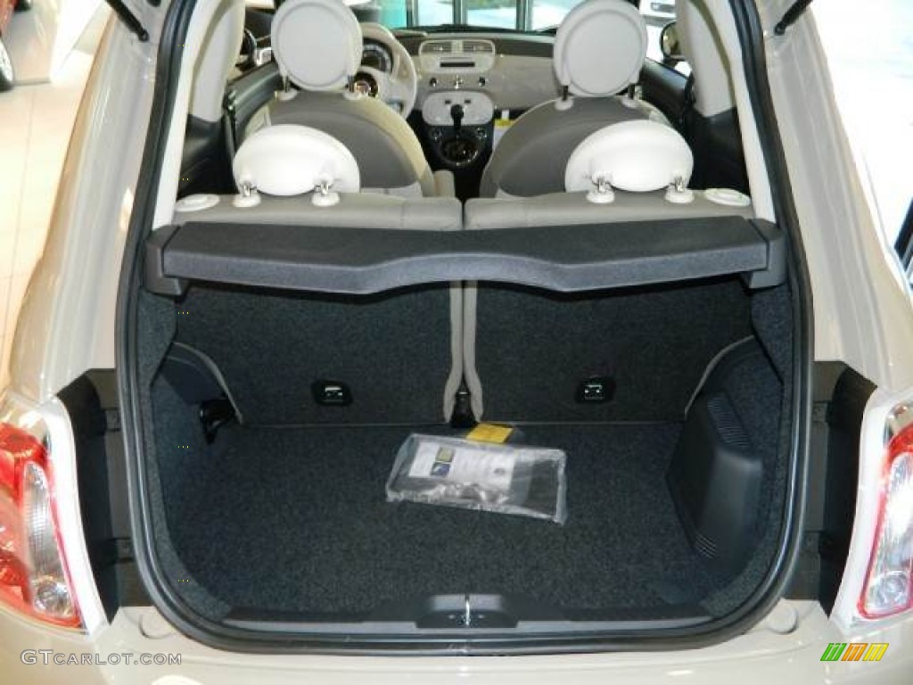 2012 500 Lounge - Mocha Latte (Light Brown) / Tessuto Grigio/Avorio (Grey/Ivory) photo #4