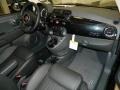 2012 Nero (Black) Fiat 500 Lounge  photo #5