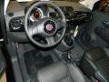 2012 Nero (Black) Fiat 500 Lounge  photo #7