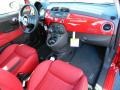 2012 Rosso (Red) Fiat 500 Lounge  photo #5