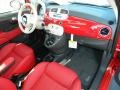 2012 Rosso Brillante (Red) Fiat 500 Lounge  photo #5