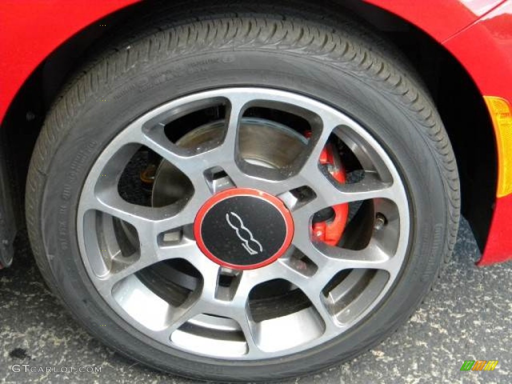 2012 500 Sport - Rosso (Red) / Sport Tessuto Nero/Nero (Black/Black) photo #3