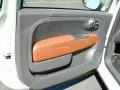 Pelle Marrone/Avorio (Brown/Ivory) Door Panel Photo for 2012 Fiat 500 #58118453