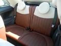 Pelle Marrone/Avorio (Brown/Ivory) 2012 Fiat 500 c cabrio Lounge Interior Color