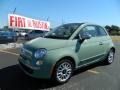 2012 Verde Chiaro (Light Green) Fiat 500 c cabrio Lounge  photo #1