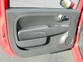 Tessuto Grigio/Avorio (Grey/Ivory) 2012 Fiat 500 c cabrio Pop Door Panel