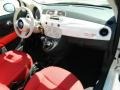 Tessuto Rosso/Avorio (Red/Ivory) Dashboard Photo for 2012 Fiat 500 #58118828