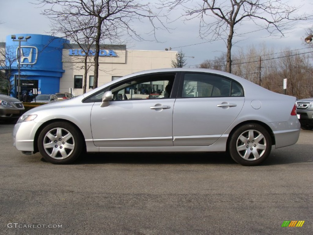 Alabaster Silver Metallic Honda Civic