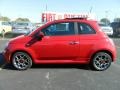 2012 Rosso (Red) Fiat 500 Sport  photo #2