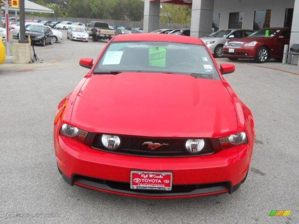 2011 Mustang GT Coupe - Race Red / Charcoal Black photo #2