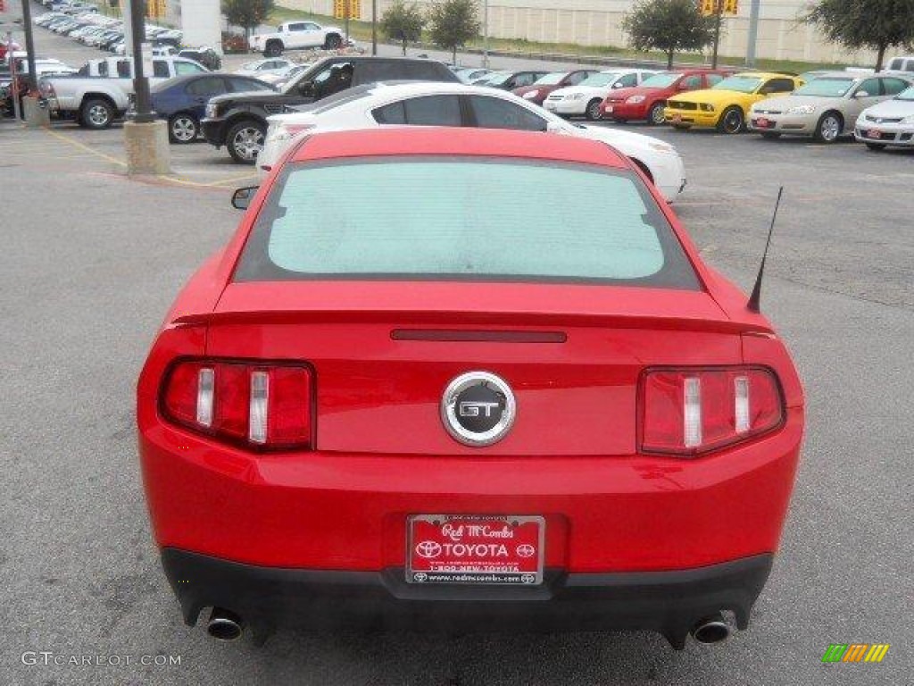 2011 Mustang GT Coupe - Race Red / Charcoal Black photo #6