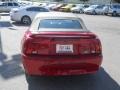 2000 Laser Red Metallic Ford Mustang V6 Convertible  photo #6