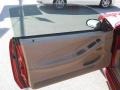 2000 Laser Red Metallic Ford Mustang V6 Convertible  photo #9
