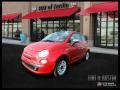 2012 Rosso Brillante (Red) Fiat 500 c cabrio Lounge  photo #1