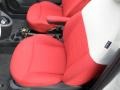  2012 500 c cabrio Pop Tessuto Rosso/Avorio (Red/Ivory) Interior