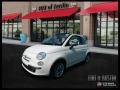 Bianco (White) 2012 Fiat 500 c cabrio Lounge