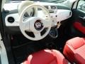 Tessuto Rosso/Avorio (Red/Ivory) Dashboard Photo for 2012 Fiat 500 #58120748