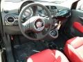 Pelle Rosso/Nera (Red/Black) Dashboard Photo for 2012 Fiat 500 #58120856