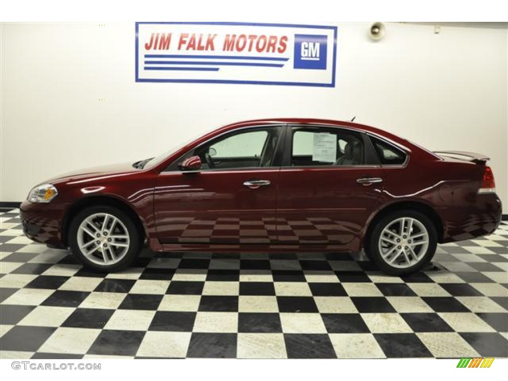 2011 Impala LTZ - Red Jewel Tintcoat / Gray photo #2