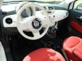 Tessuto Rosso/Avorio (Red/Ivory) Dashboard Photo for 2012 Fiat 500 #58121018
